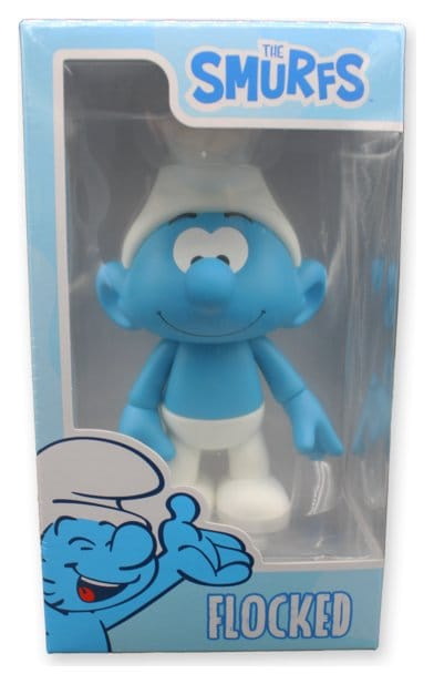 The Smurfs Vinyl Figure Smurf White and Blue - Flocked 19 cm 1