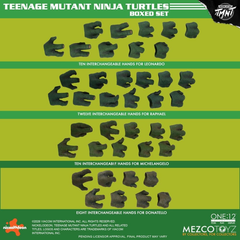 Teenage Mutant Ninja Turtles One:12 Collective Action Figures 1/12 Boxed Set 17 cm 5