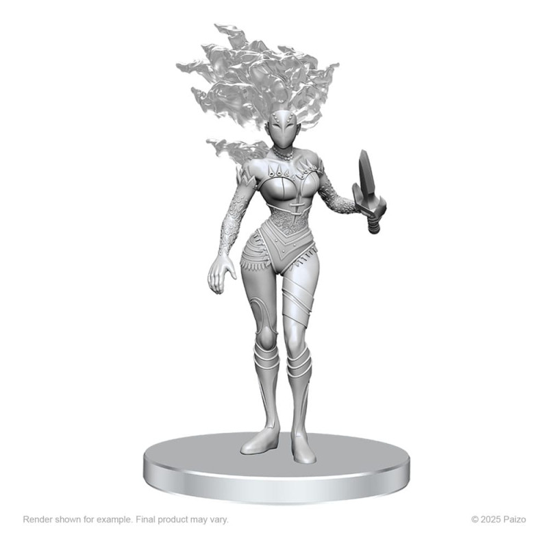 Pathfinder Deep Cuts Unpainted Miniatures Gargoyle & Shae 2