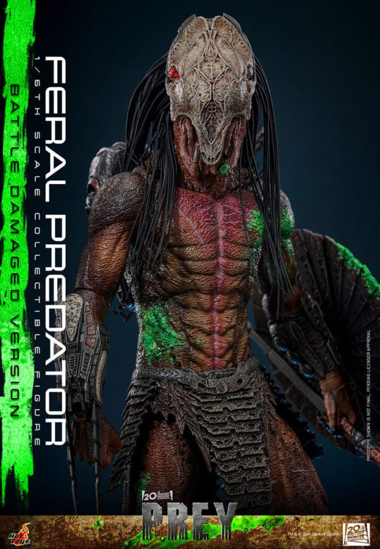 Prey Action Figure 1/6 Feral Predator (Battle Damaged Version) 37 cm 12