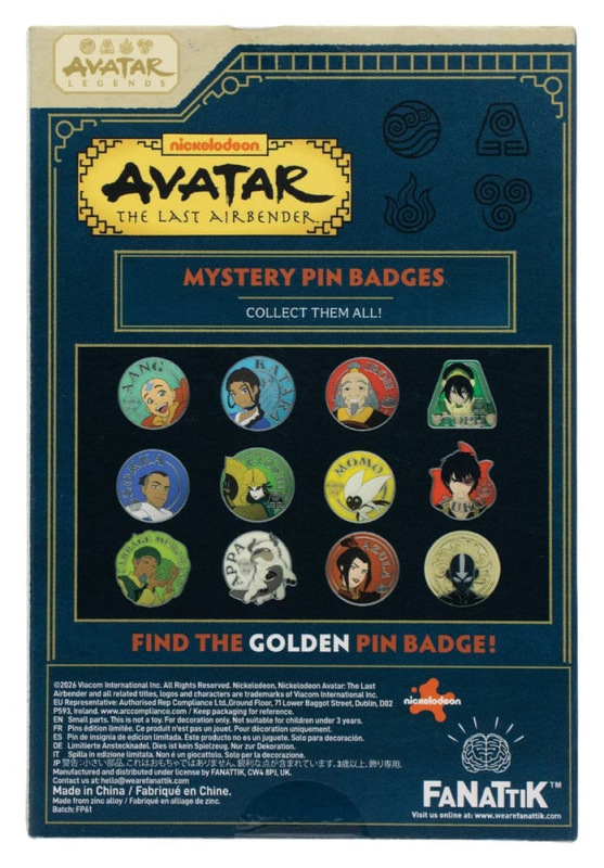 Avatar: The Last Airbender Mystery Pin Badges Blind Box Display (12) 14