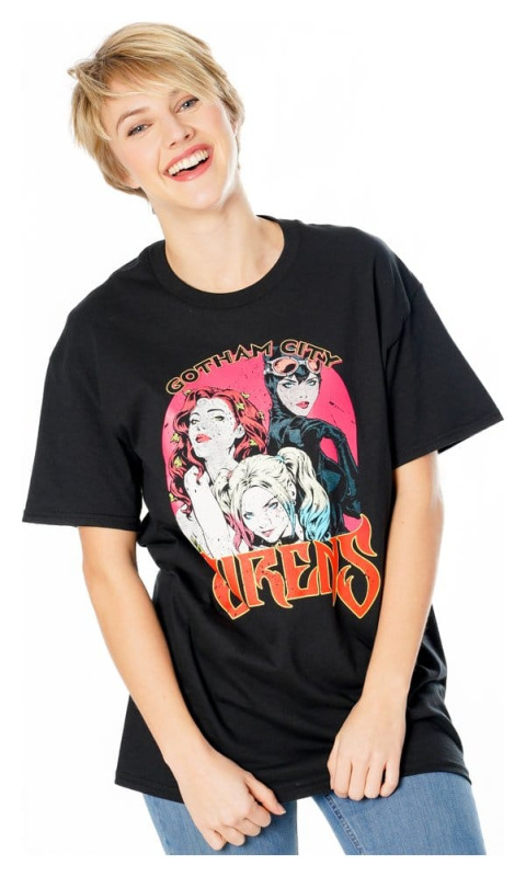 Gotham City Sirens T-Shirt Vintage Poster Size L 5