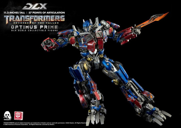Transformers: Revenge of the Fallen DLX Action Figure 1/6 Optimus Prime 28 cm 12