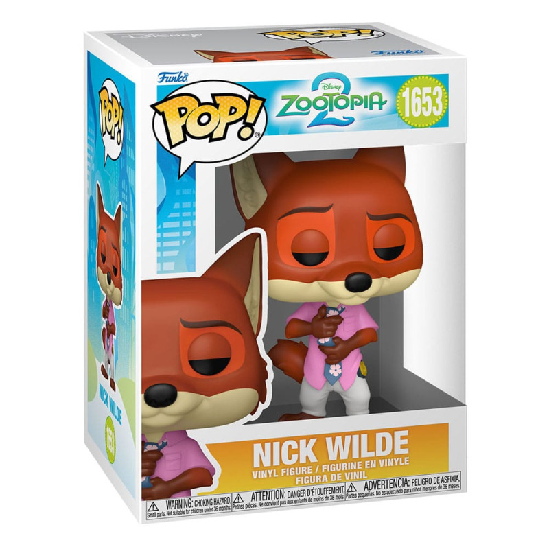 Zootopia 2 POP! Movies Vinyl Figure Nick Wilde 9 cm 1