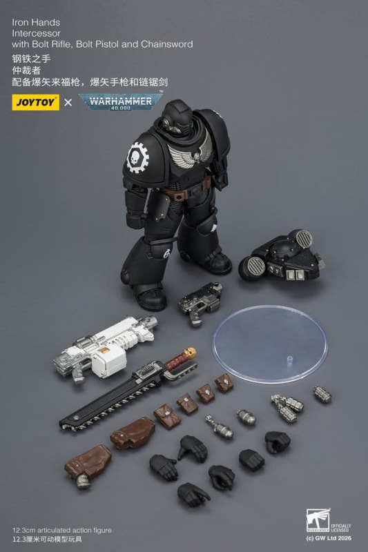 Warhammer 40,000 Action Figure Iron Hands Intercessor 12 cm 8