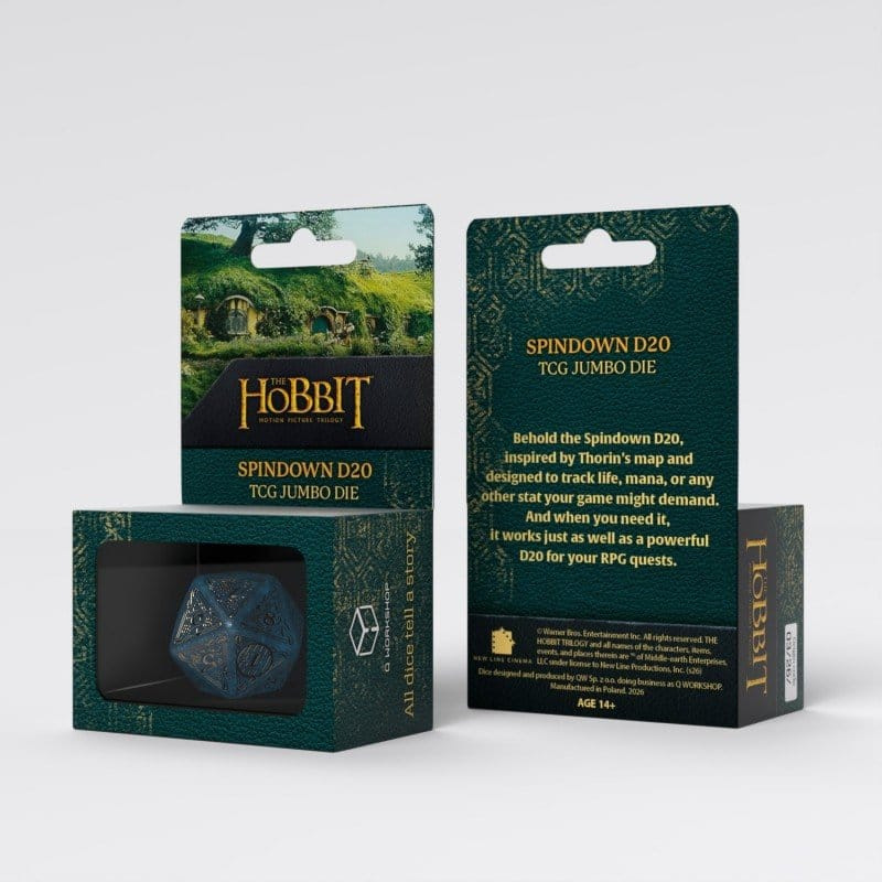 The Hobbit Spindown Jumbo Die Aether TCG D20 4