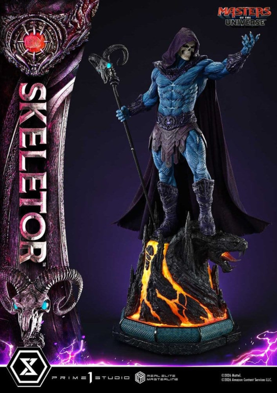 Masters of the Universe (2026 Film) Real Elite Masterline Series Statue 1/3 Skeletor Bonus Version 9 13