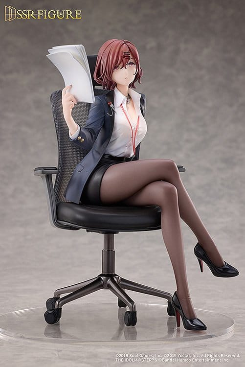 The Idolmaster Shiny Colors x Mahjong Soul PVC Figure 1/7 Madoka Higuchi Effortless Work Ver. 21 cm 6