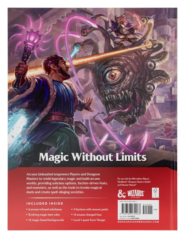Dungeons & Dragons RPG Arcana Unleashed: Gameplay Expansion Book *English Version* 2