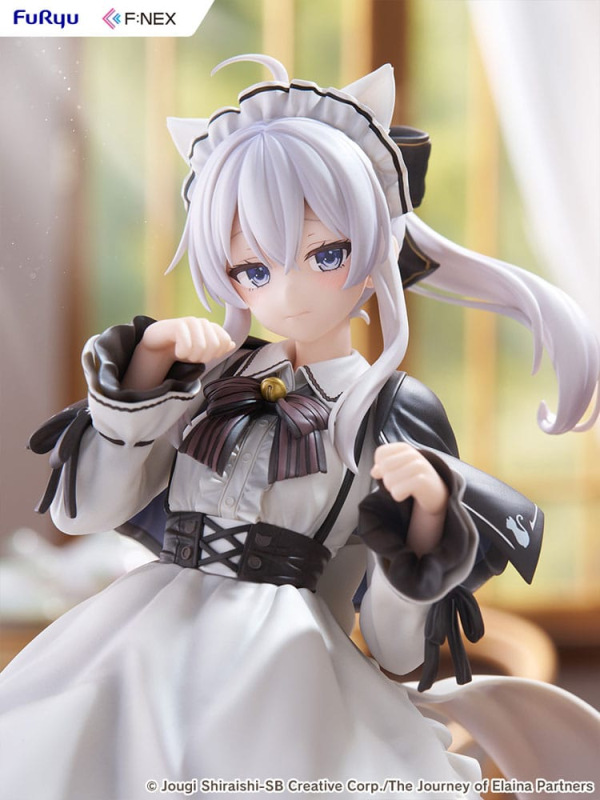 Wandering Witch: The Journey of Elaina F:NEX PVC Statue 1/7 Elaina Maid costume with cat ears Ver. 2 10