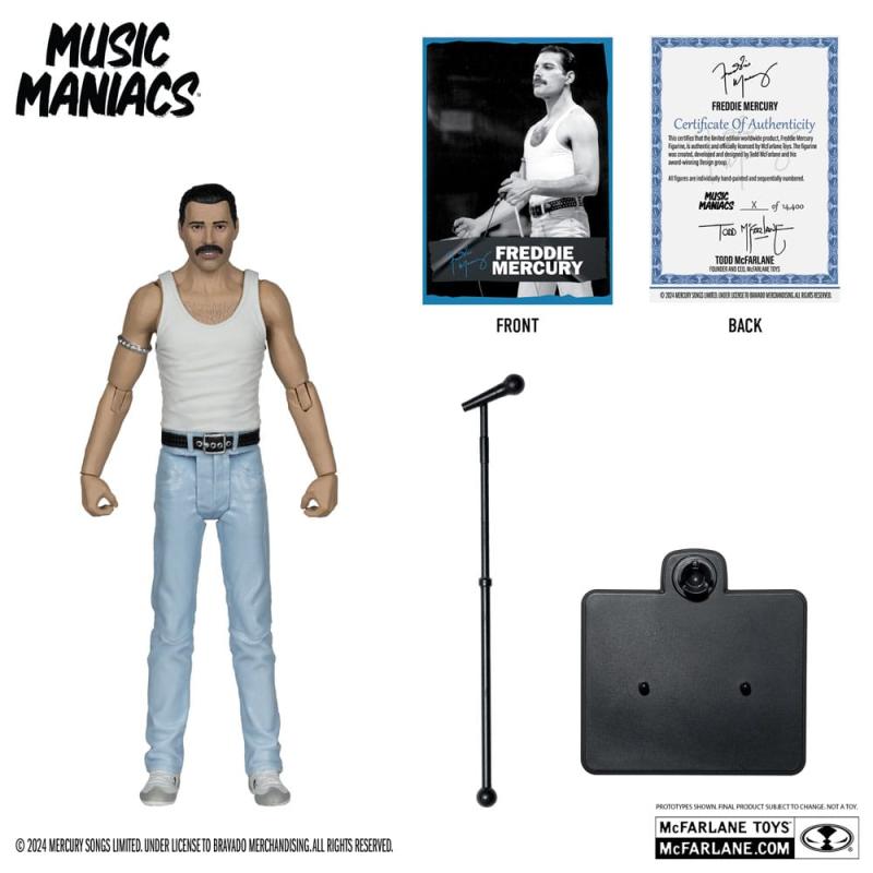 Music Maniacs Rock Action Figure Freddy Mercury 15 cm 1
