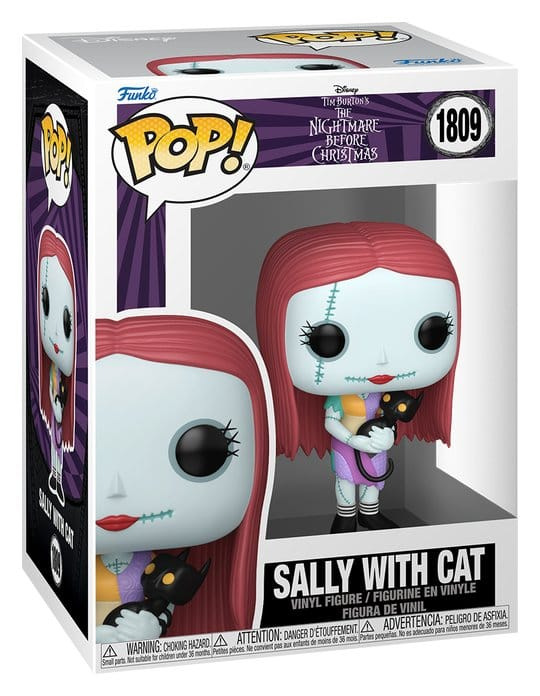 The Nightmare Before Christmas POP! Vinyl Figure Sally with Cat 9 cm 1