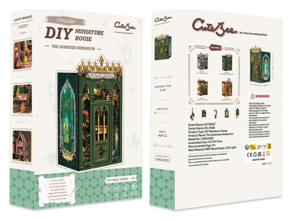 Book Nook The Darkness Herbarium 17 x 12 cm 4