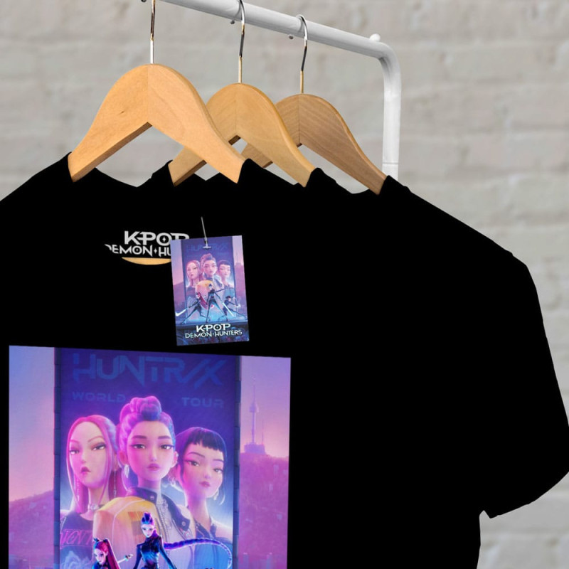 KPop Demon Hunters T-Shirt Movie Key Art Size L 2