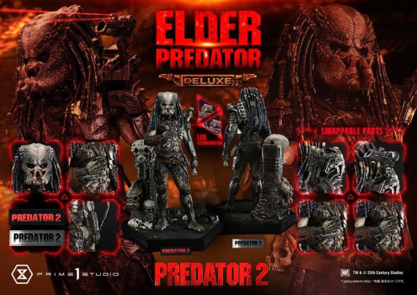 Predator 2 (Film) Museum Masterline Statue 1/3 Elder Predator Deluxe Version 94 cm 7