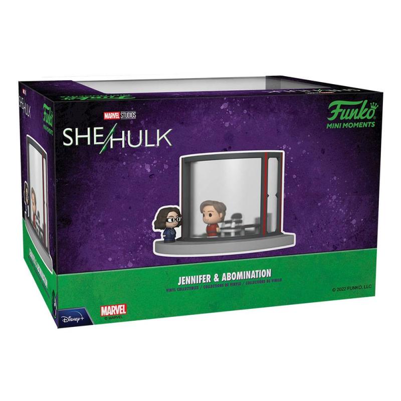 She-Hulk POP! Mini Moment Vinyl Figure Jennifer & Abomination 5 cm