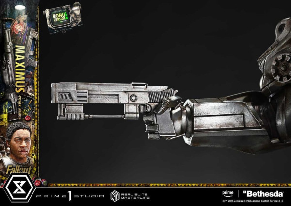 Fallout Real Elite Masterline Statue 1/4 Maximus Power Armor DX Bonus Version 67 cm 6