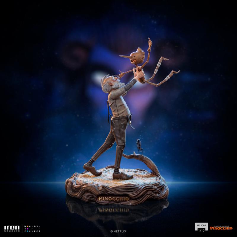 Pinocchio: Gepeto & Pinocchio 1/10 Art Scale Statue - Iron Studios