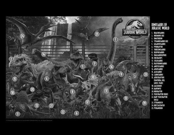 Jurassic World: 3000 Piece Jigsaw Puzzle 1