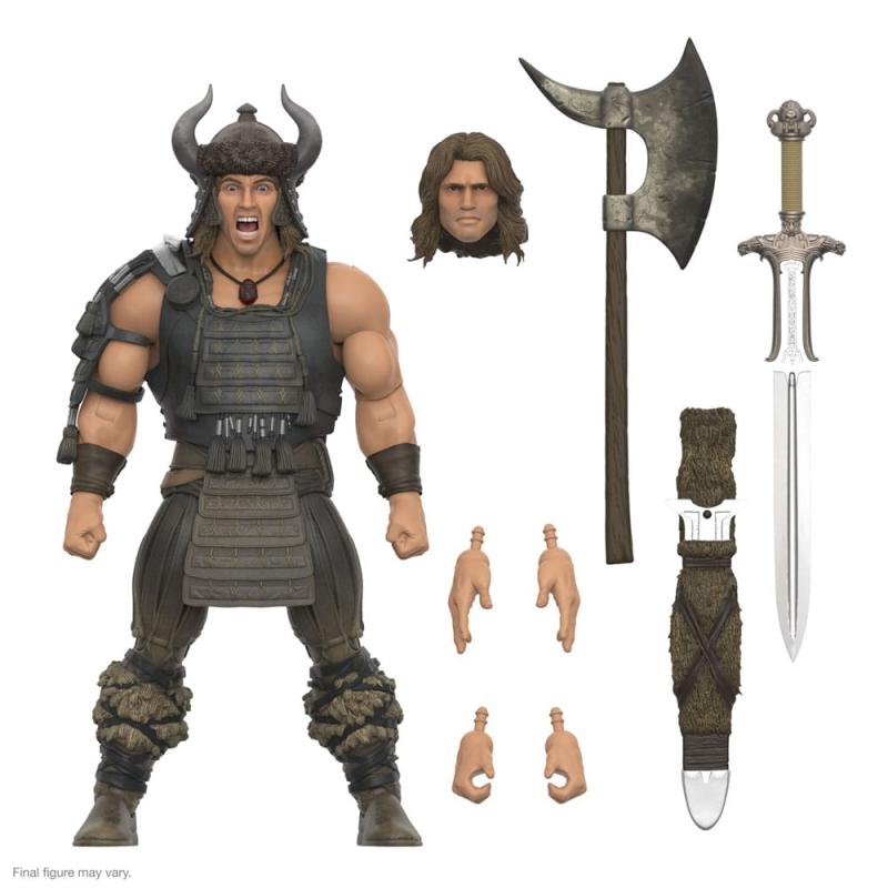 Conan the Barbarian Ultimates Action Figure Conan (Battle of the Mounds) 18 cm