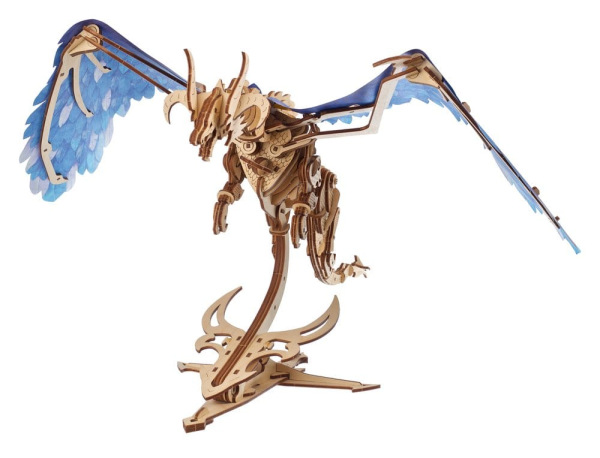 Ugears 3D Wooden Puzzle Windstorm Dragon 8