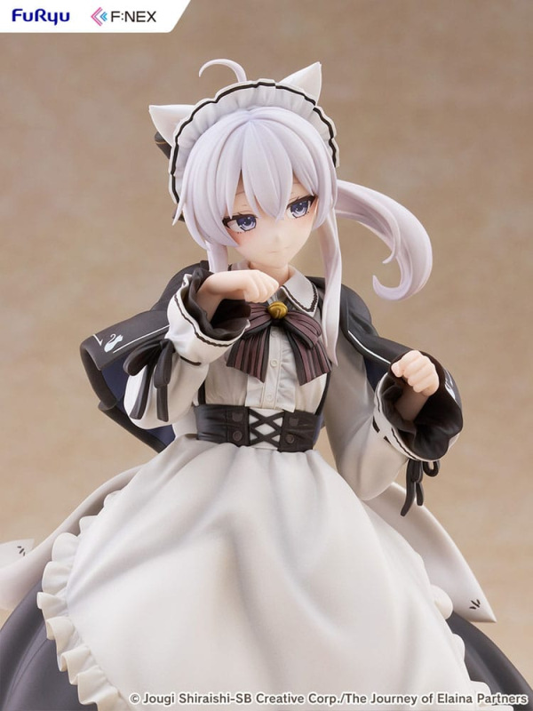 Wandering Witch: The Journey of Elaina F:NEX PVC Statue 1/7 Elaina Maid costume with cat ears Ver. 2 6