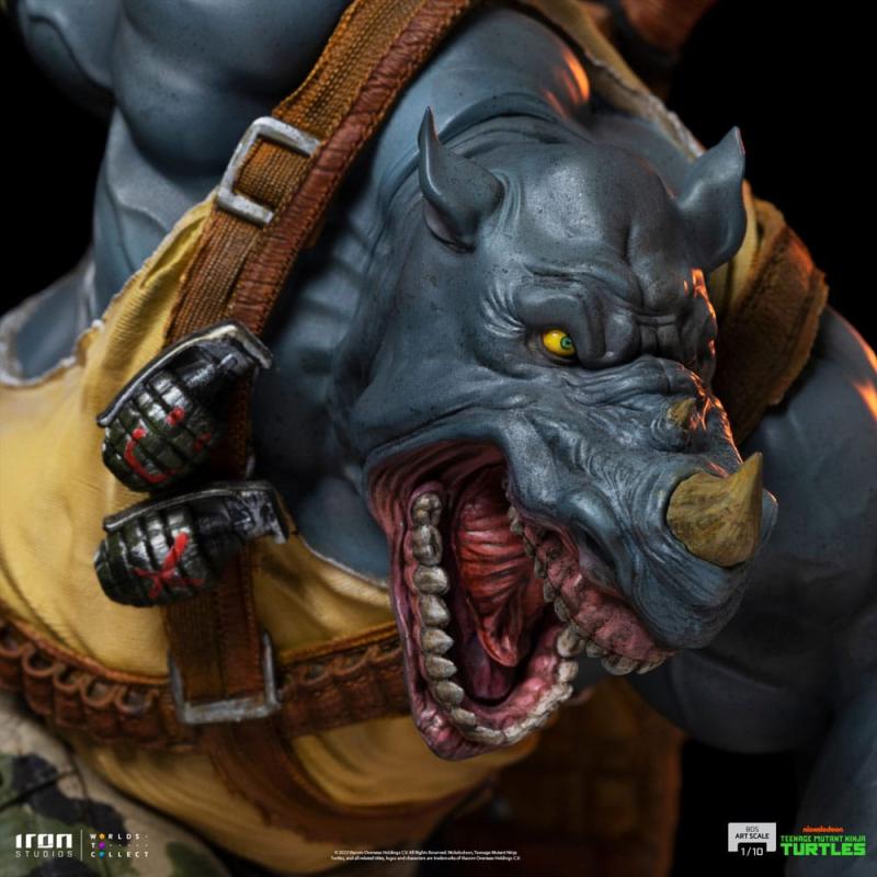 Teenage Mutant Ninja Turtles: Rocksteady 1/10 BDS Art Scale Statue - Iron Studios