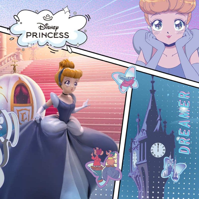 Disney Anime Princess Scale Statue Cinderella 19 cm 1