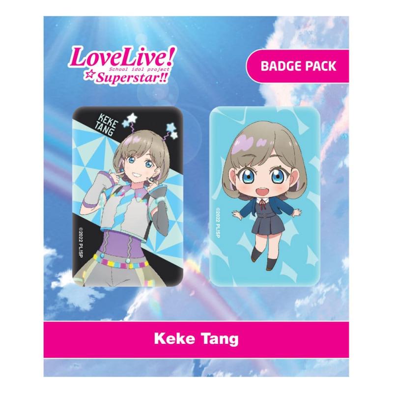 Love Live! Pin Badges 2-Pack Keke Tang