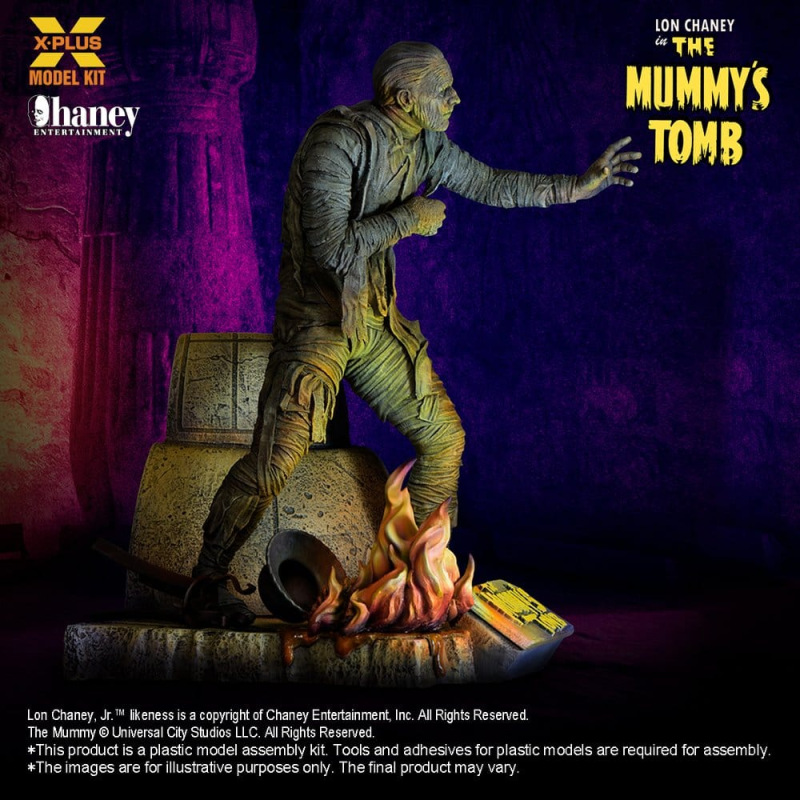 Universal Monsters Plastic Model Kit 1/8 Lon Chaney, Jr. as Mummy (Repro) 23 cm 5