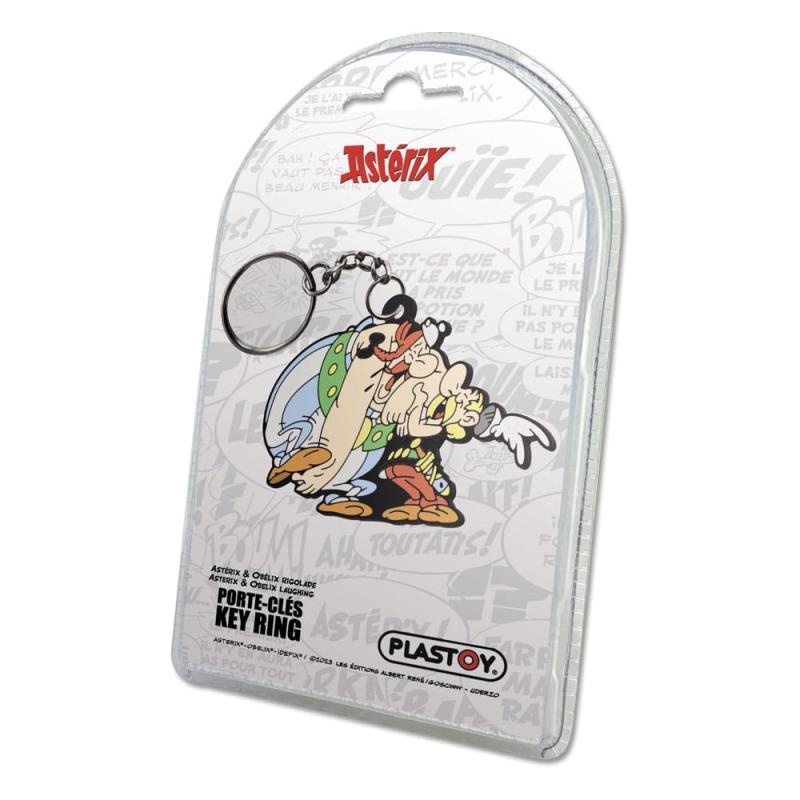 Asterix Keychain Asterix & Obelix Laughing 9 cm