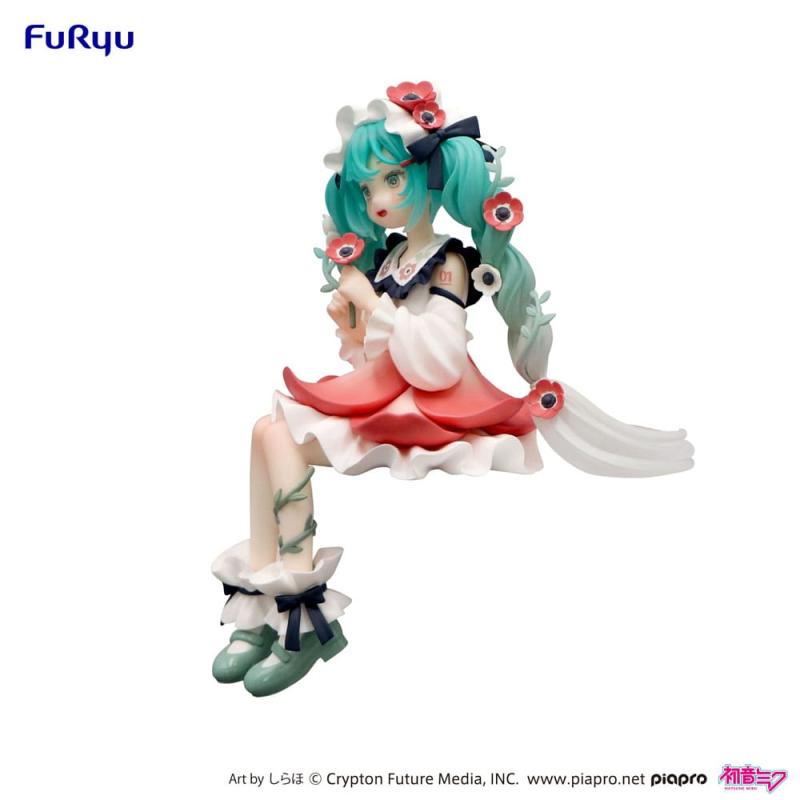 Hatsune Miku Noodle Stopper PVC Statue Hatsune Miku Flower Fairy Anemone 14 cm 6