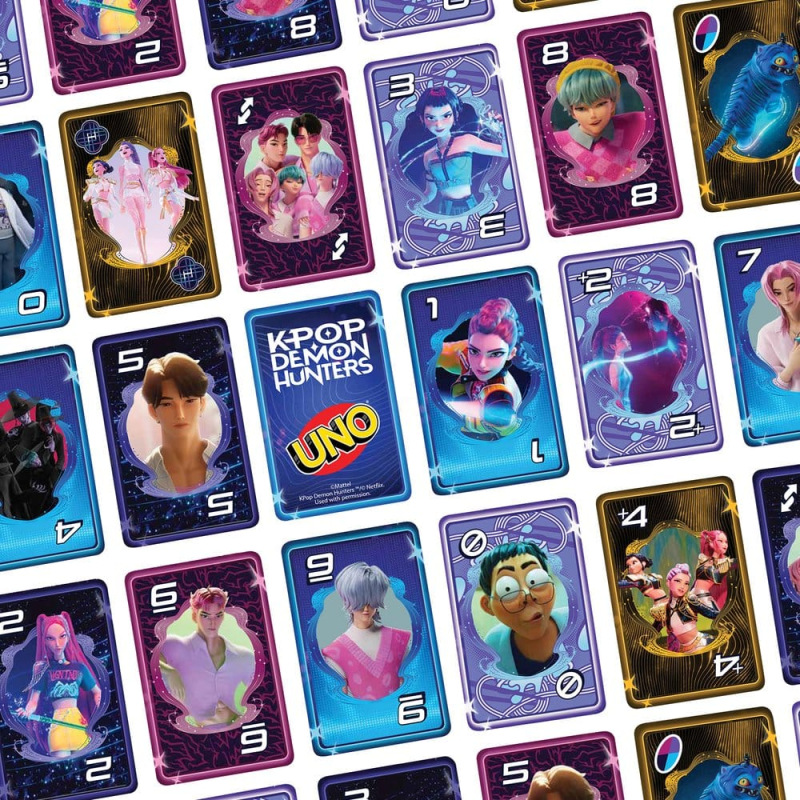KPop Demon Hunters UNO Card Game 8