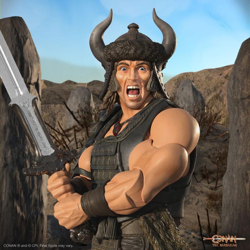 Conan the Barbarian Ultimates Action Figure Conan (Battle of the Mounds) 18 cm