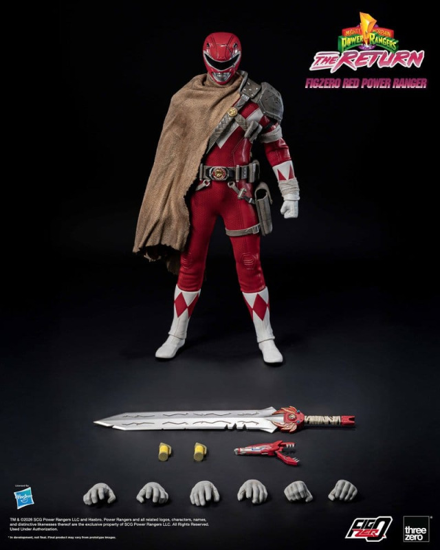 Mighty Morphin Power Rangers: The Return FigZero Action Figure 1/6 Red Power Ranger 31 cm 1