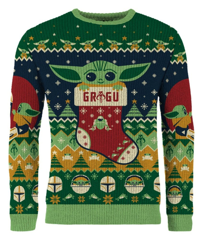Star Wars Christmas Sweater Baby Yoda Size XS 3