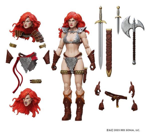Red Sonja Epic H.A.C.K.S. Action Figure 1/12 Scale Immortal Red Sonja 7