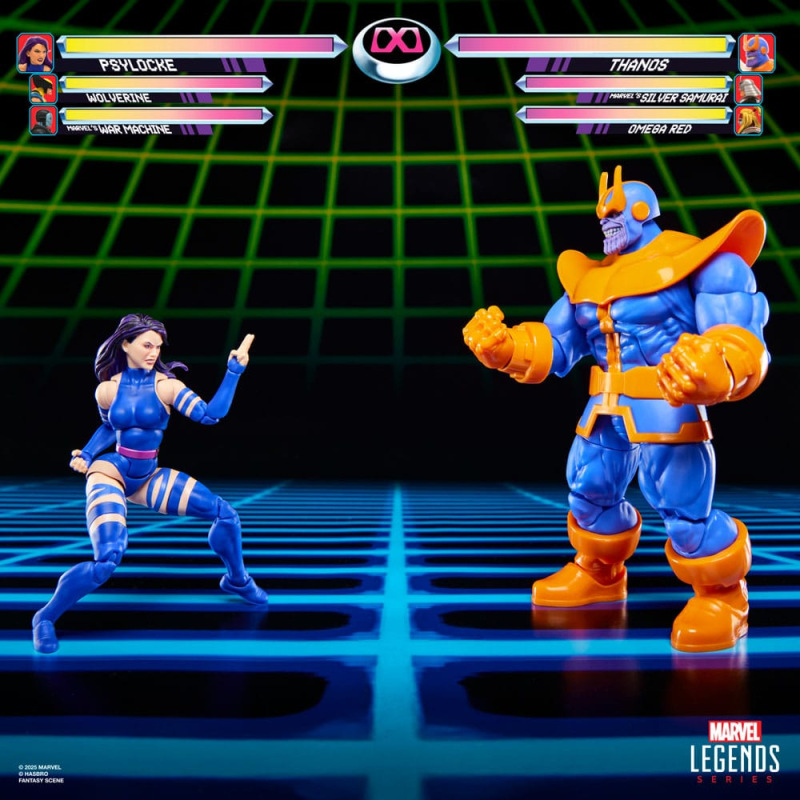 Marvel Legends Gamerverse Action Figure 2-Pack Psylocke vs. Thanos 15 cm 1