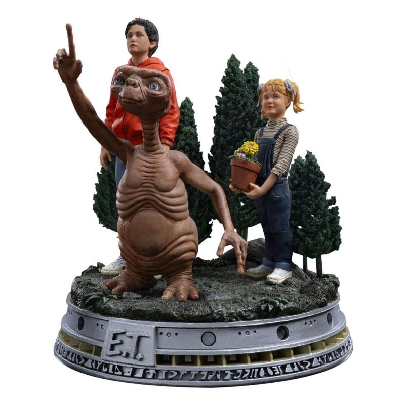 E.T. The Extra-Terrestrial Deluxe Art Scale Statue 1/10 E.T., Elliot and Gertie 19 cm