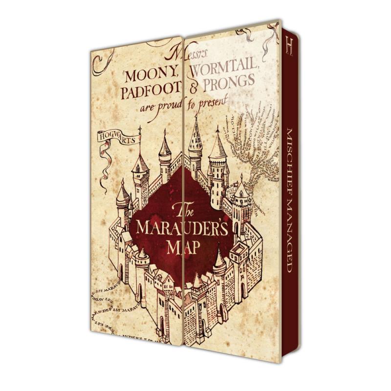 Harry Potter Magnetic A5 Notebook Marauders Map Case (6)