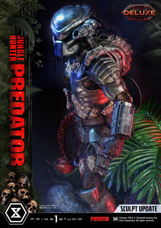 Predator Museum Masterline Statue 1/3 Jungle Hunter Predator Deluxe Bonus Version 90 cm 4