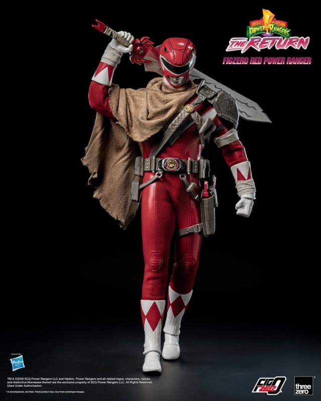 Mighty Morphin Power Rangers: The Return FigZero Action Figure 1/6 Red Power Ranger 31 cm 6