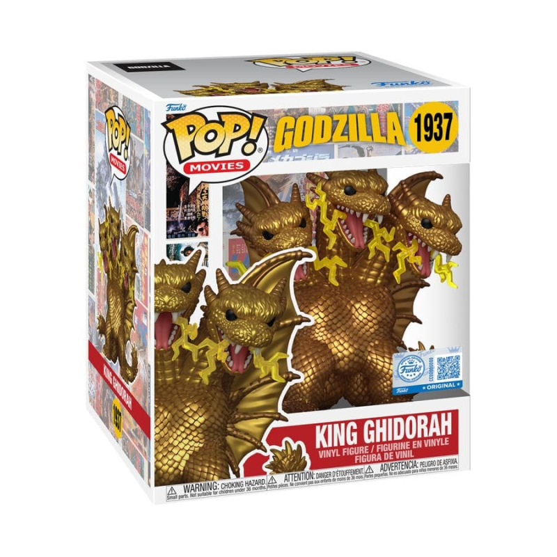 *heo Exclusive Edition* Godzilla Super Sized POP! Movies Vinyl Figure King Ghidora (Electric) 15 cm 1