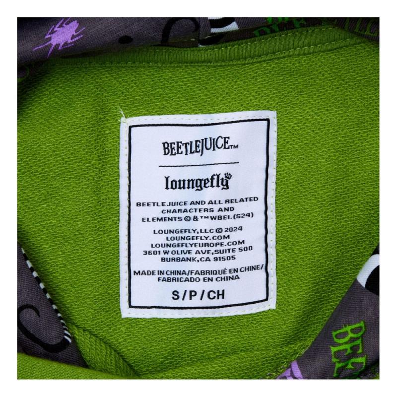 Beetlejuice by Loungefly Hoodie Sweater Unisex Glow in the Dark