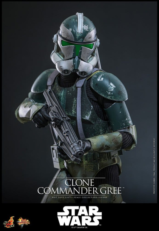 Star Wars Movie Masterpiece Action Figure 1/6 Clone Commander Gree 30 cm 13