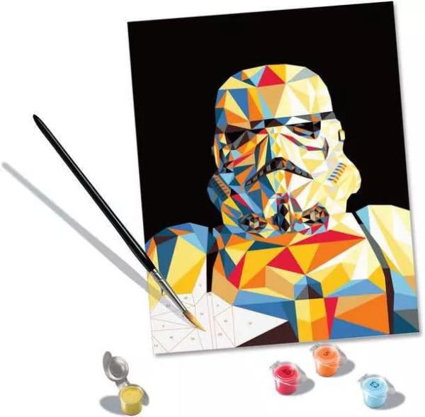 Star Wars CreArt Paint by Numbers Painting Set Stormtrooper 24 x 30 cm