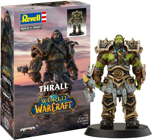 World of Warcraft Model Kit Gift Set 1/16 The Orc Thrall 13 cm 6