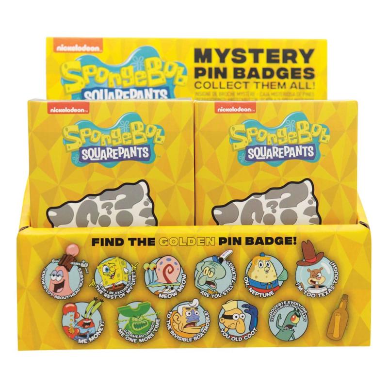 SpongeBob SquarePants World Pin Badge Display Mystery Pin Badge (12)