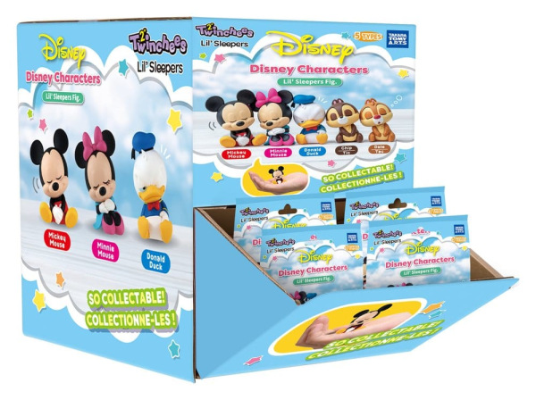 Disney Twinchees Mini Figures Lil' Sleepers 5 cm Blind Pack Display (24) 1