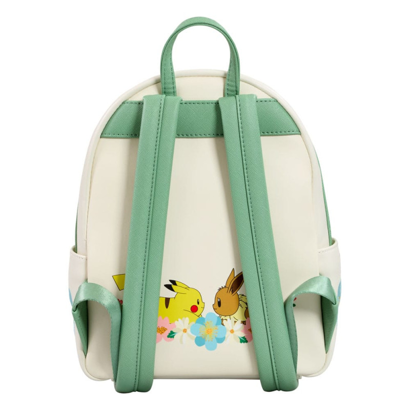 Pokemon by Loungefly Mini Backpack Pikachu & Eevee Floral 2